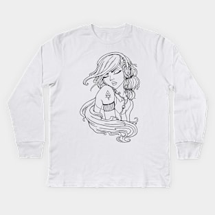 Sound_bw Kids Long Sleeve T-Shirt